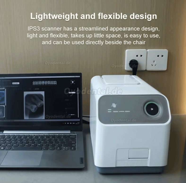 Handy IPS3 dentaler digitaler PSP-R&ouml;ntgenscanner f&uuml;r Speicherfoliene