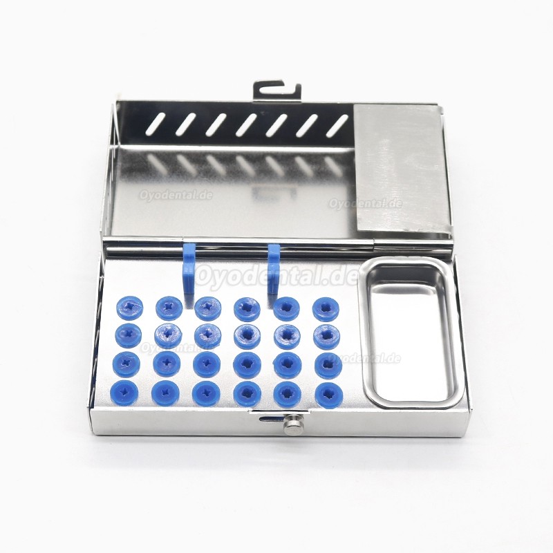 1 Stücke Edelstahl Zahnimplantat Chirurgie Instrumente Tool Kit Aufbewahrungsbox