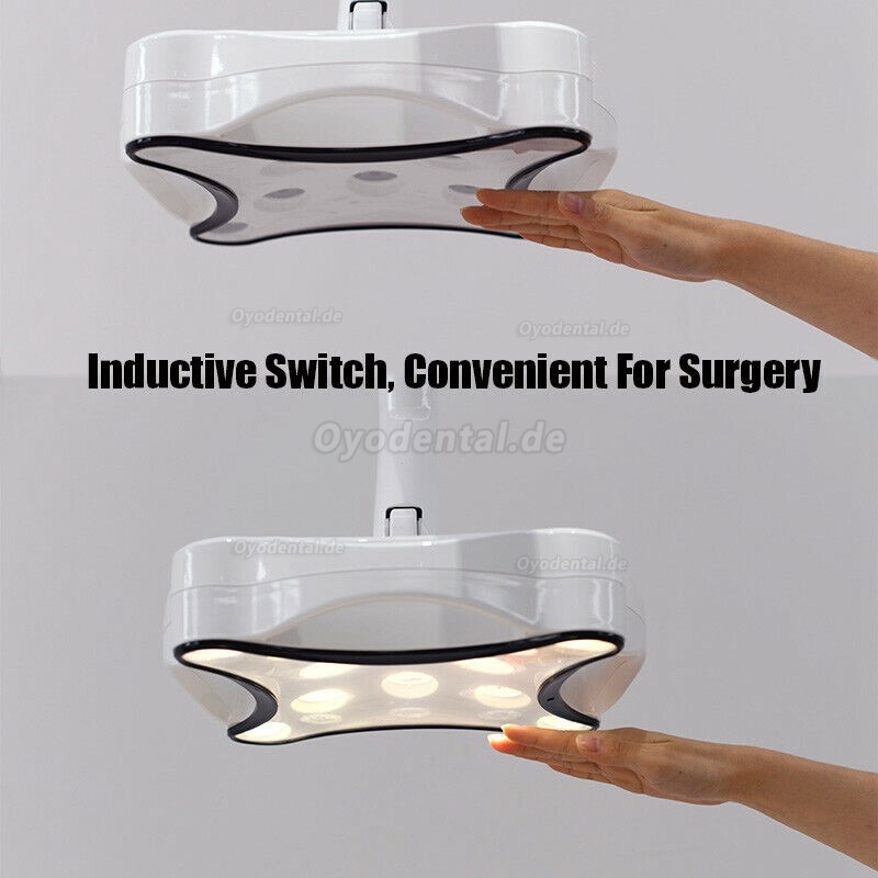 Micare JD1700L Mobiler LED-Zahnchirurgielampe Schattenloses Licht Operation Untersuchungslampe