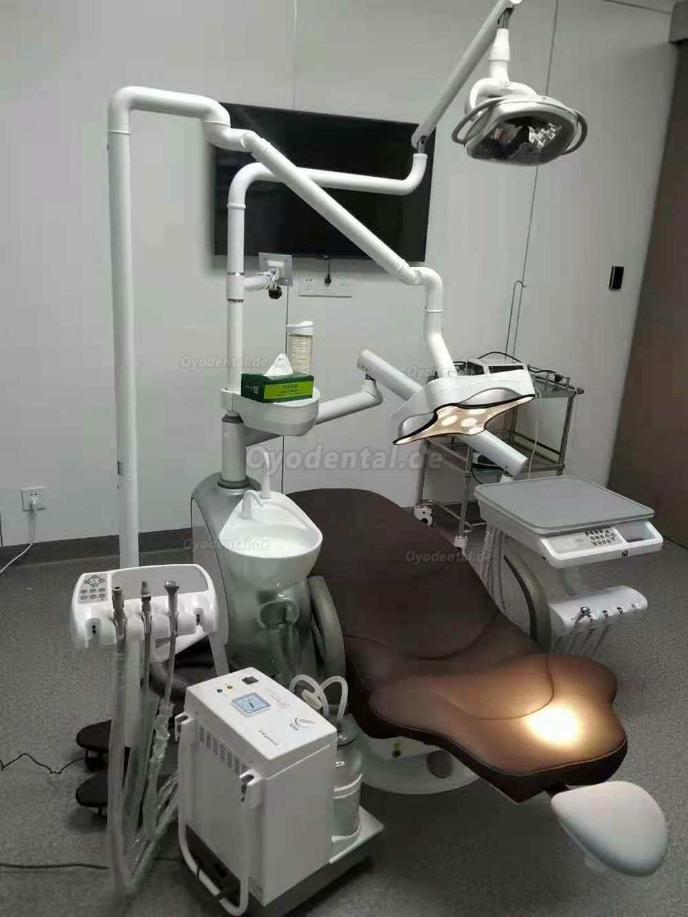 Micare JD1700L Mobiler LED-Zahnchirurgielampe Schattenloses Licht Operation Untersuchungslampe