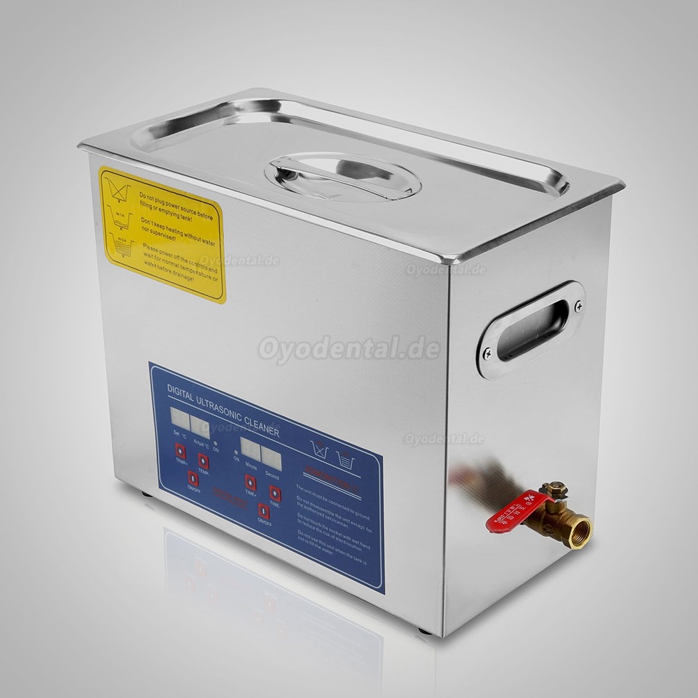 6L Industrie Digital Edelstahl Ultraschall-Reiniger Reinigungsmaschine JPS-20A