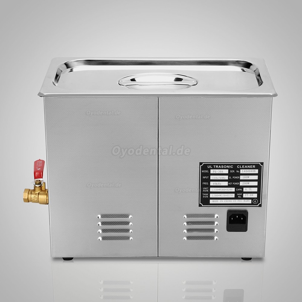 6L Industrie Digital Edelstahl Ultraschall-Reiniger Reinigungsmaschine JPS-20A