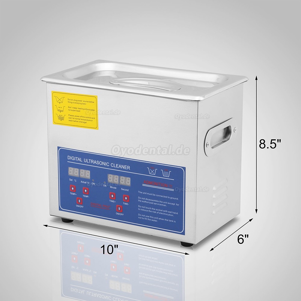 3L Edelstahl Ultraschall-Reiniger Reinigungsmaschine JPS-20A