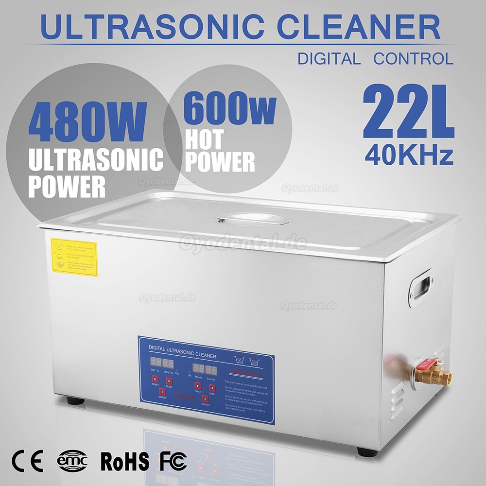 22L Edelstahl Ultraschall-Reiniger Reinigungsmaschine JPS-80A