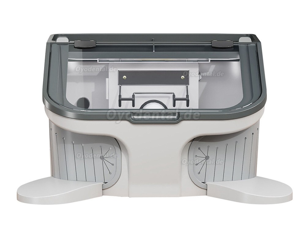 JT-69 Dental-Staubbox Sandstrahl-Staubschutz-Kollektor integrierter Staubsauger mit LED-Licht