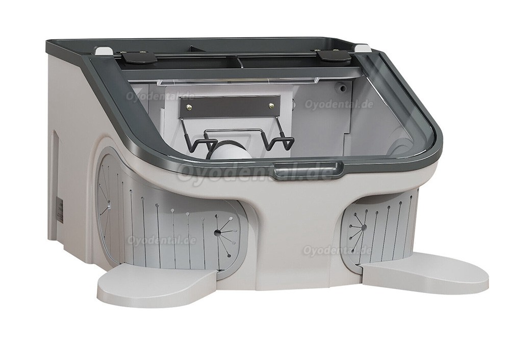 JT-69 Dental-Staubbox Sandstrahl-Staubschutz-Kollektor integrierter Staubsauger mit LED-Licht