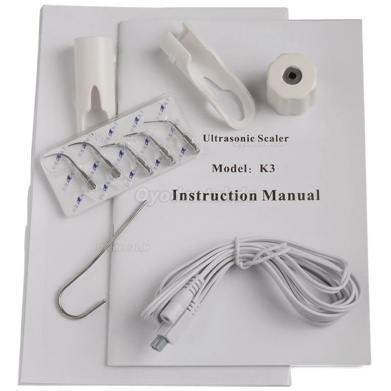 Neu Dental Touchscreen LED Ultraschallscaler Abnehmbar Handstück Ultraschall Scaling Piezomaschine K3
