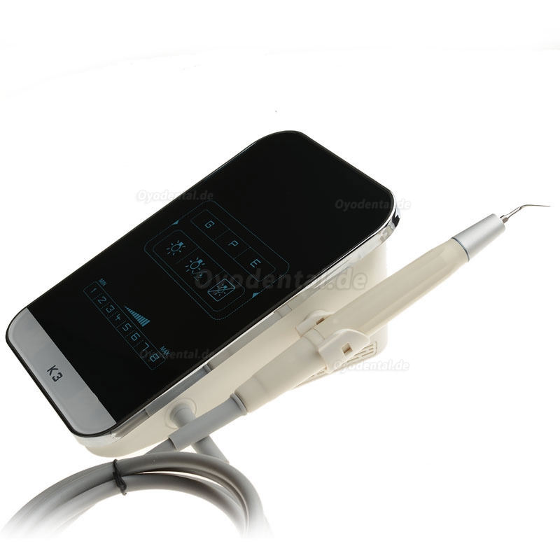 Neu Dental Touchscreen LED Ultraschallscaler Abnehmbar Handstück Ultraschall Scaling Piezomaschine K3