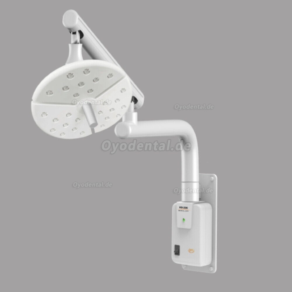 KWS KD-2018B-1 Wandmontierte zahnärztliche chirurgische LED-Untersuchungsleuchte Ohne Schatten Touch-Schalter