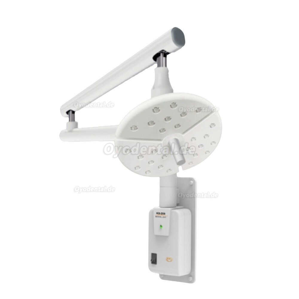 KWS KD-2018B-1 Wandmontierte zahnärztliche chirurgische LED-Untersuchungsleuchte Ohne Schatten Touch-Schalter