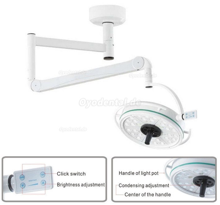 KWS KD-2036D-2 108W Ceiling LED Shadowless Lamp Surgical Medical Exam Light KWS KD-2036D-2 108W Ceiling LED Shadowless Lamp Surgical Medical Exam Light