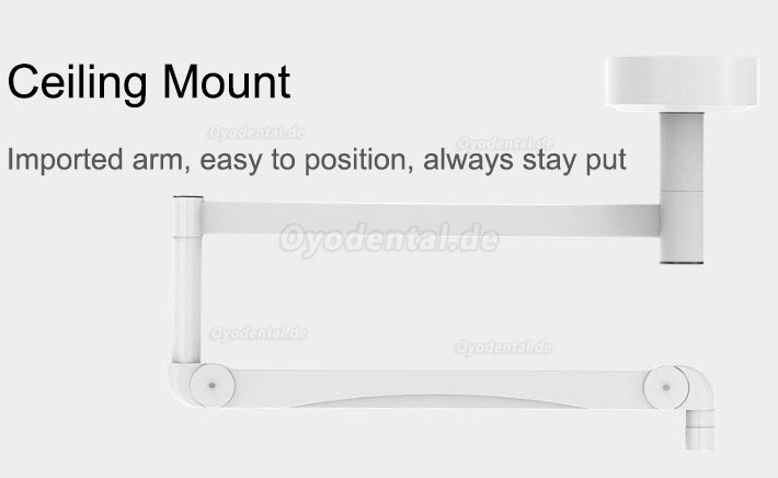 KWS KD-2036D-2 108W Ceiling LED Shadowless Lamp Surgical Medical Exam Light KWS KD-2036D-2 108W Ceiling LED Shadowless Lamp Surgical Medical Exam Light