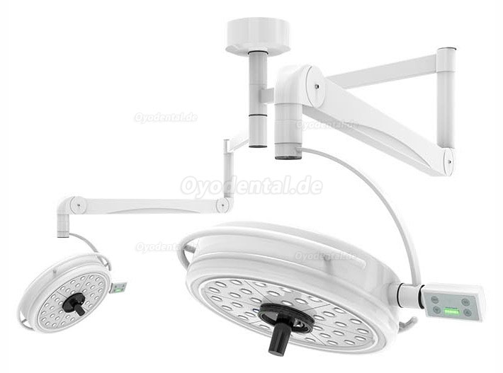 KWS KD-2072B-2 216W Two Headed Ceiling LED Surgical Exam Light Shadowless Lamp KWS KD-2072B-2 216W Two Headed Ceiling LED Surgical Exam Light Shadowless Lamp