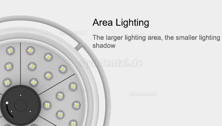 KWS KD-2072B-2 216W Two Headed Ceiling LED Surgical Exam Light Shadowless Lamp