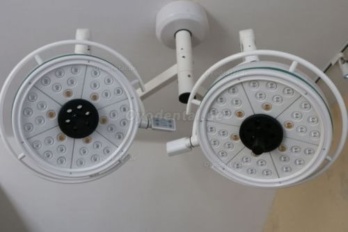 KWS KD-2072B-2 216W Two Headed Ceiling LED Surgical Exam Light Shadowless Lamp KWS KD-2072B-2 216W Two Headed Ceiling LED Surgical Exam Light Shadowless Lamp