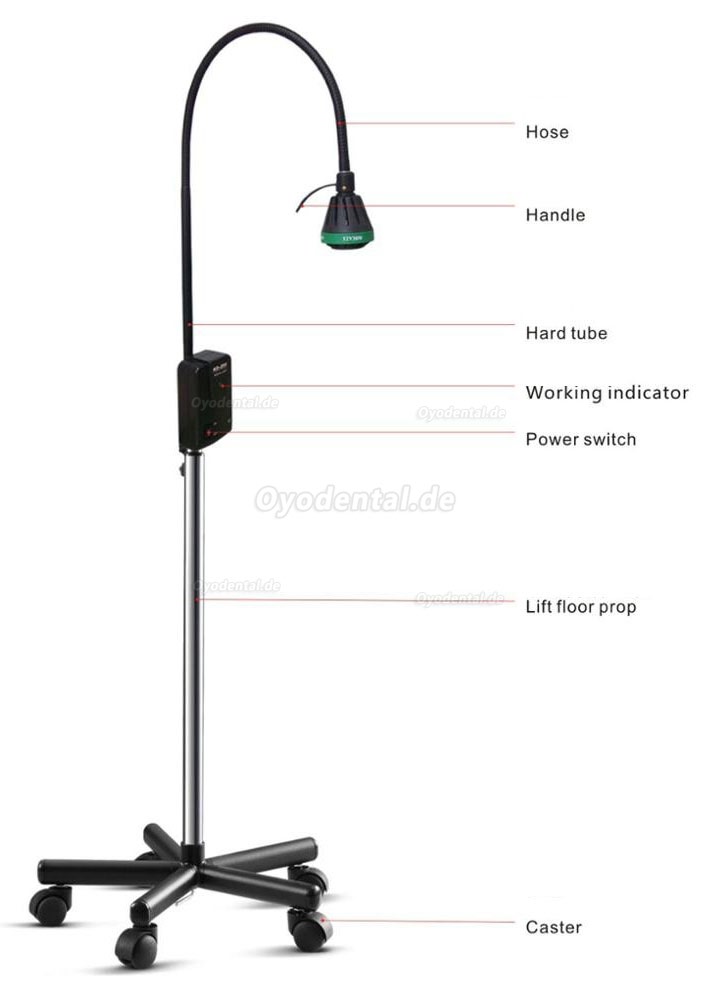 KWS KD-200-35W 35W Halogen Bodenstütze Untersuchungsleuchte