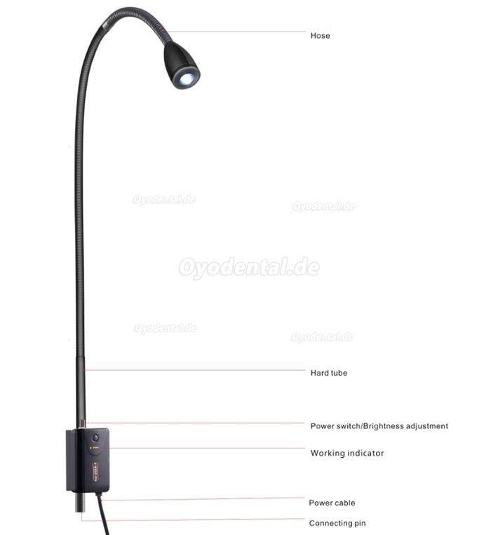 KWS KD-2003W-3 High-brightness Dental Lighting Medical Examination Light