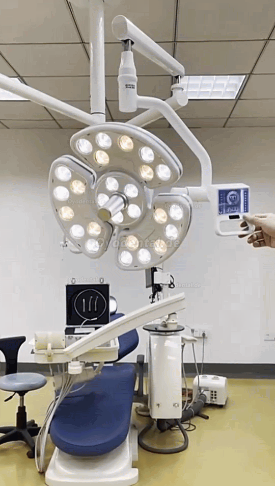 Hohe Qualität KWS KD-2018B-1 Wandmontierte zahnärztliche chirurgische LED- Untersuchungsleuchte Ohne Schatten Touch-Schalter