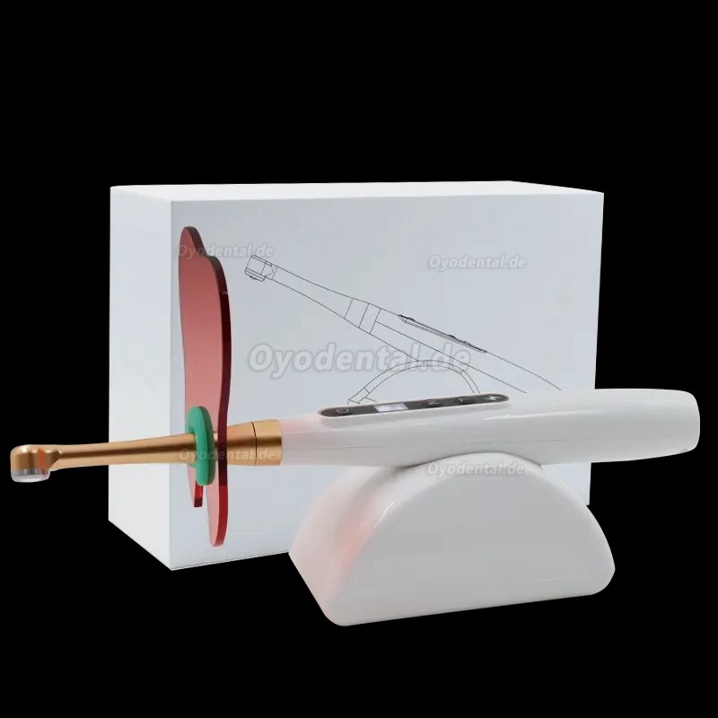 Dentale Wireless 1 Sekunde LED-Polymerisationslampe mit Karieserkennung 6 Modi 1800 MW/CM2