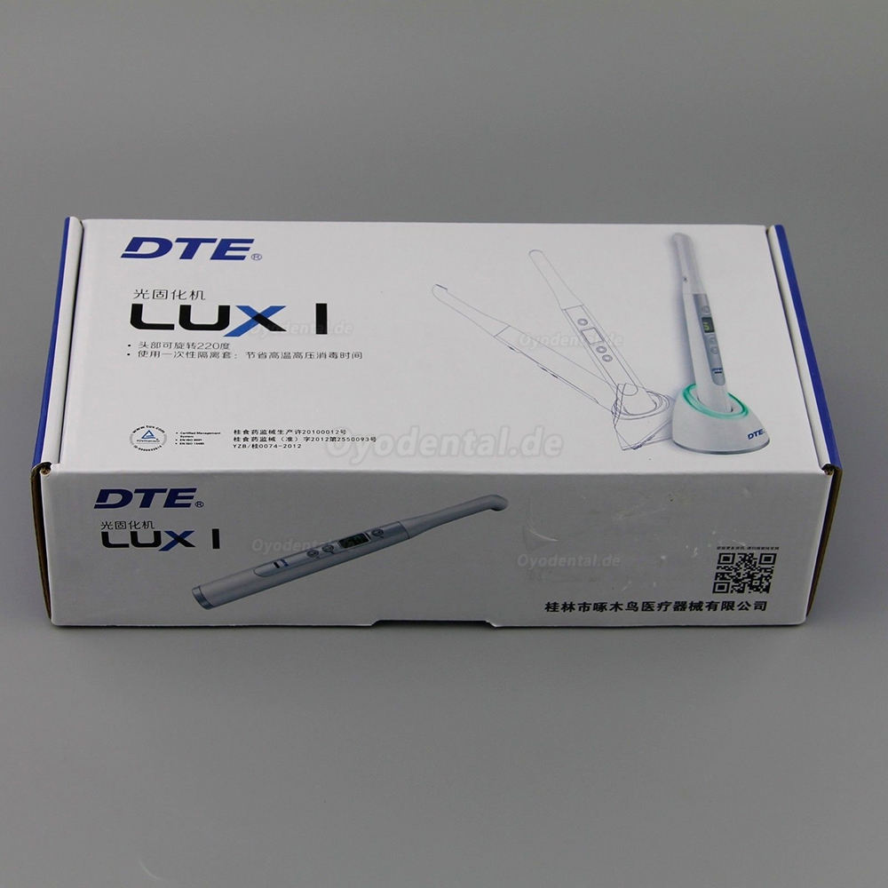 Neu Woodpecker DTE Original Dental LED Polymerisationslampe Kabellos LUX I