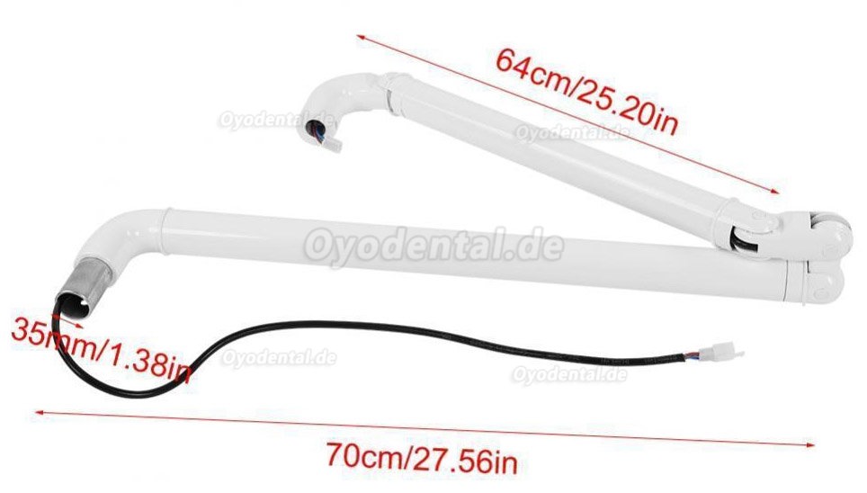 Zahnheilkunde Lenkung Kunststoff Licht Led Lampenarm Für Dental Unit Stuhl mit O-Ring Zahnheilkunde Lenkung Kunststoff Licht Led Lampenarm Für Dental Unit Stuhl mit O-Ring