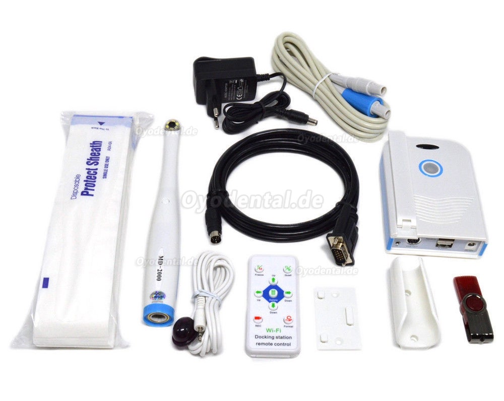 Dental Verdrahtet Intraorale Kamera MD2000A 5,0 Megapixel 1/4 Sony CCD-Sensor