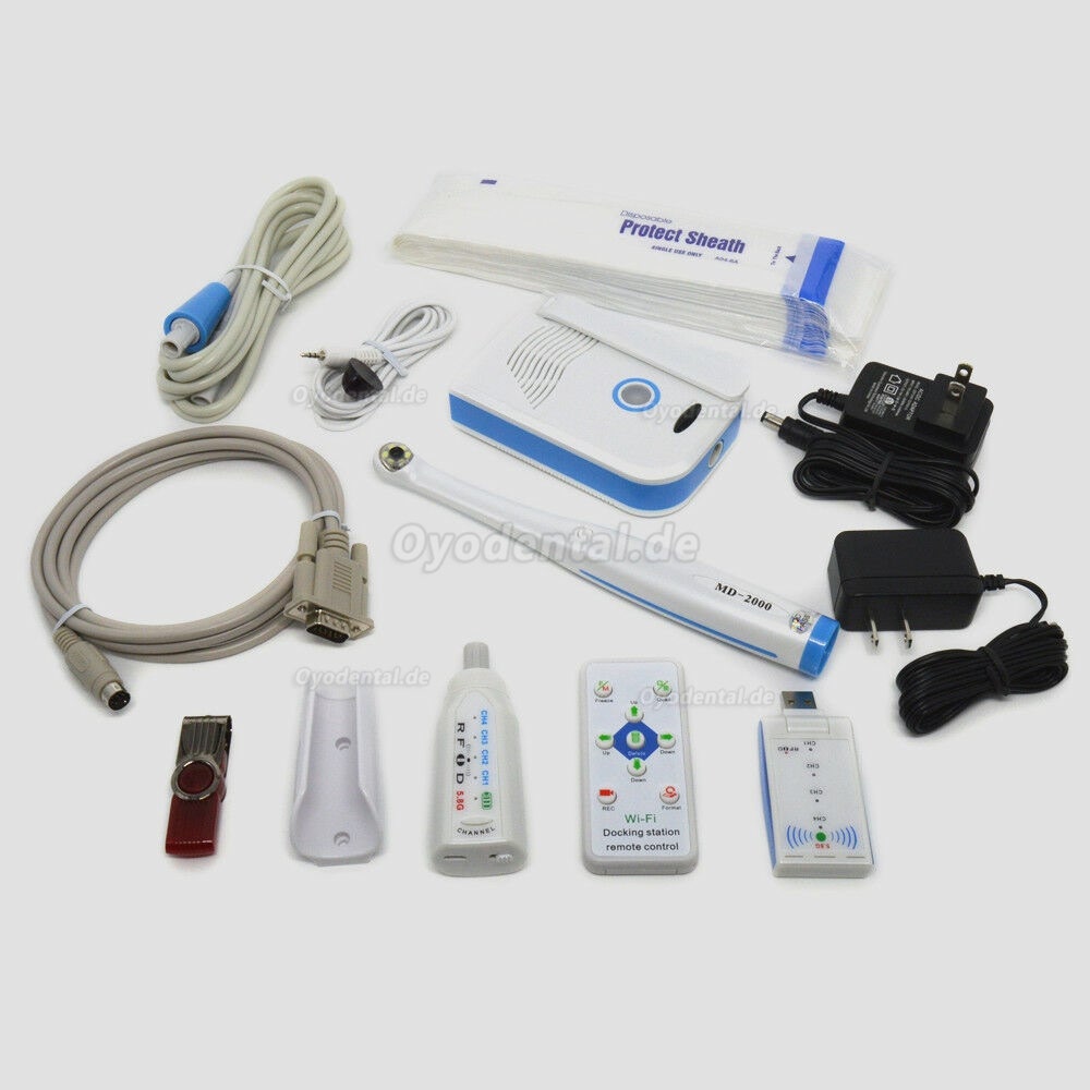 Dental Wireless Intraorale Kamera 5,0 Megapixel CCD WIFI MD2000W