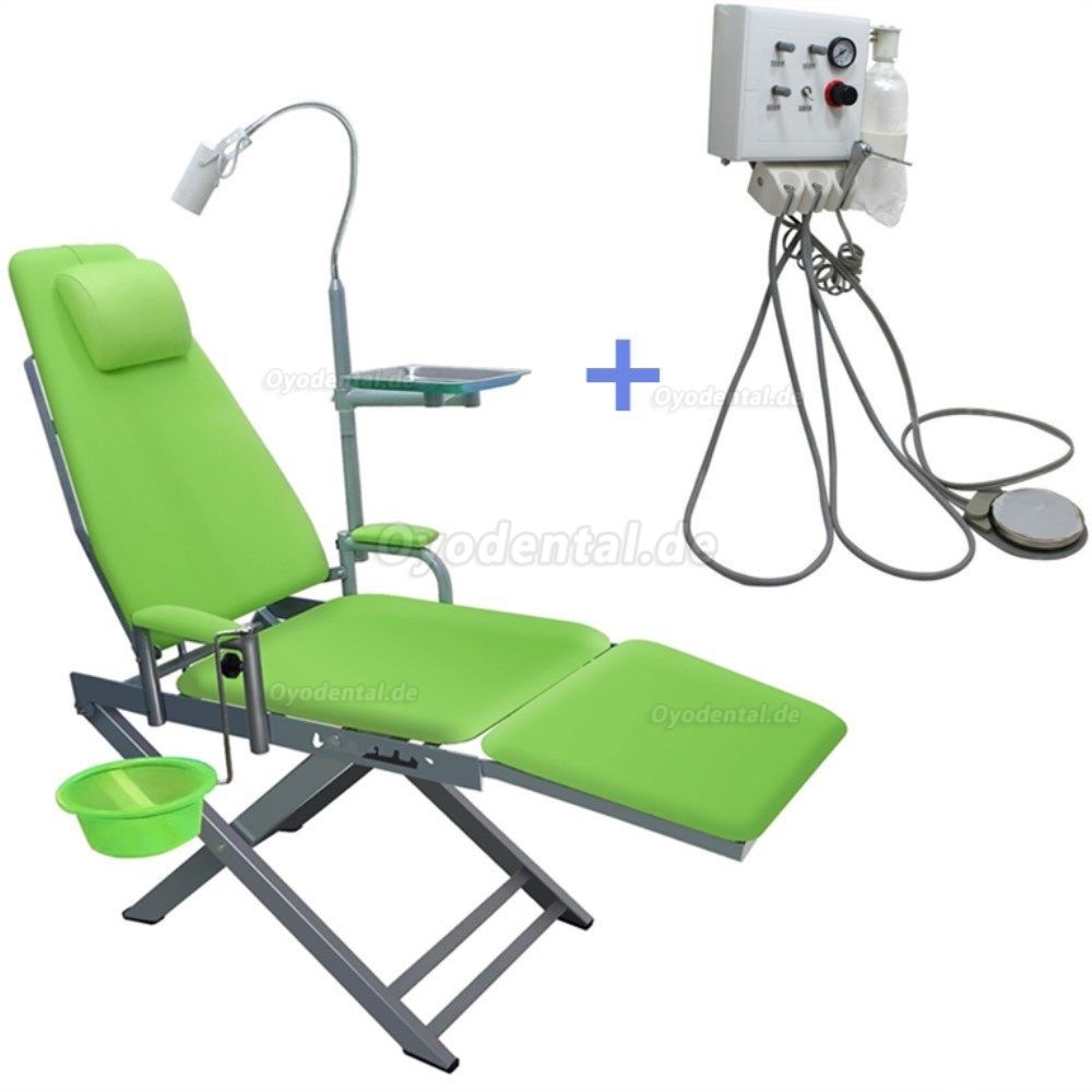 TB® DZDY-1 tragbarer Dental Klappstuhl mit LED-Licht