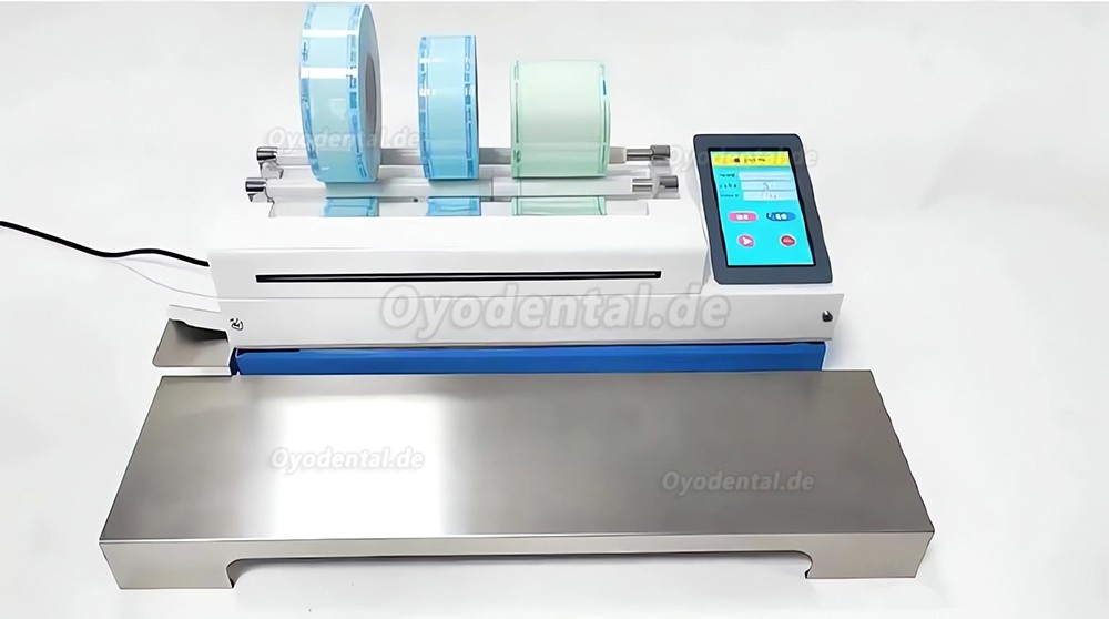 MY100-K2T Dental Siegelger&auml;t Instrumenten Versiegelungsger&auml;t mit Schneidefunktion Drucker und Touchscreen