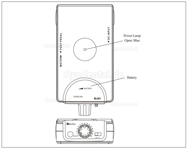 Maisilao® M1 Neue Tragbare Mikromotor Handstück 30000rpm