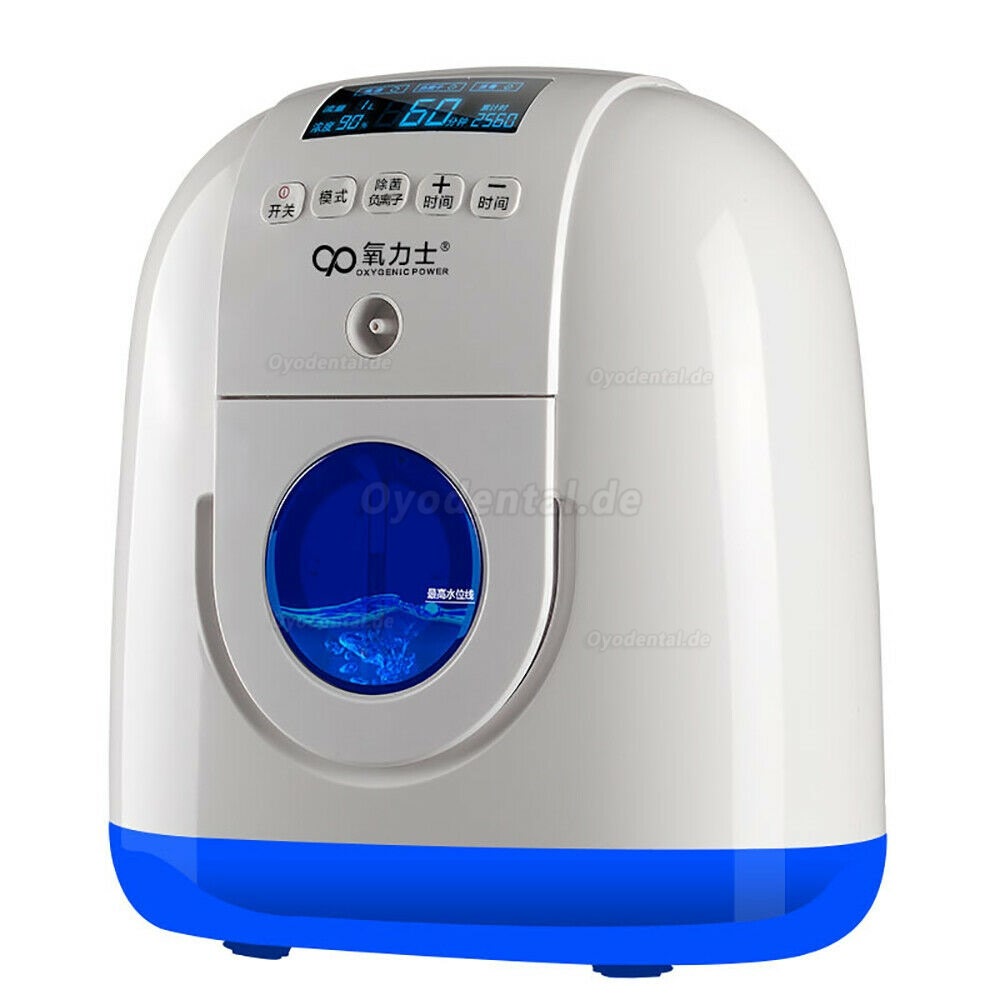 110W Adjustable Portable Oxygen Concentrator Air Purifier Oxygen Machine O2
