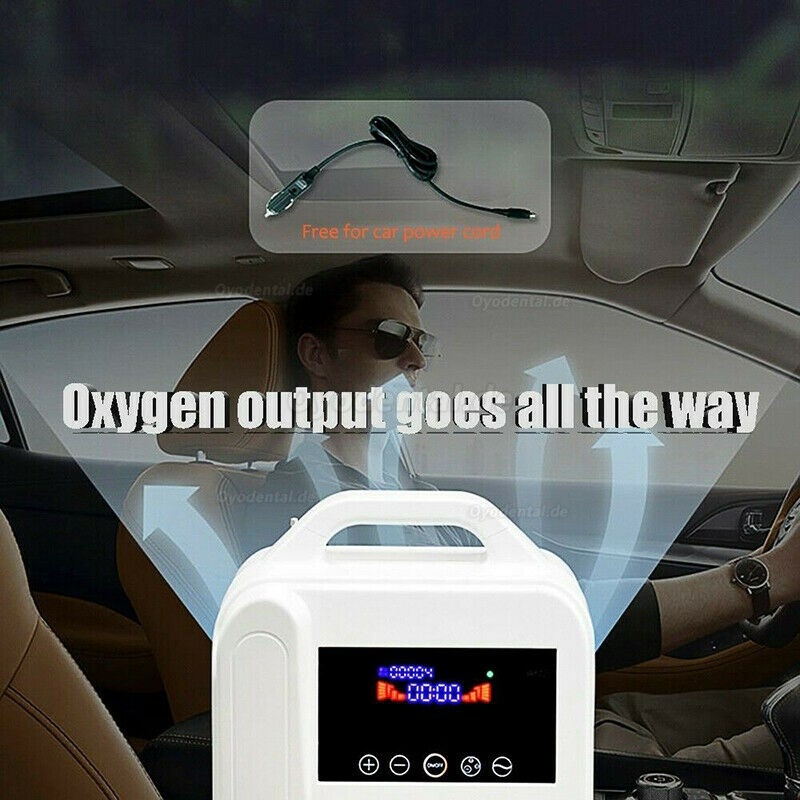 Portable Intelligent Home Car Oxygen-Concentrator Generator 1L/min Machine