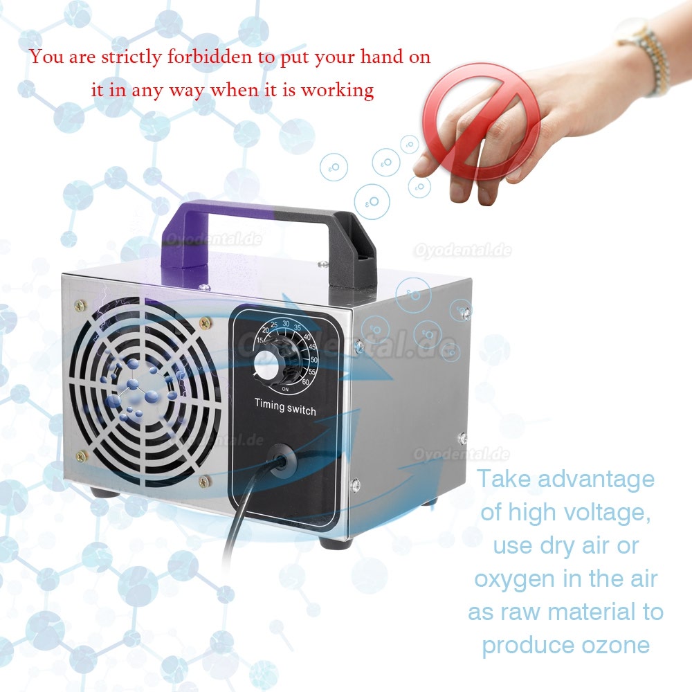 28g/h Ozone Generator Ozone Machine Purifier Air Cleaner Disinfection Clean