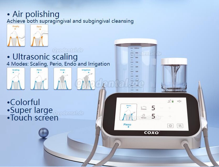 YUSENDNET COXO PT MASTER Dentaler Ultraschall-Scaler und Air-Polisher-Luftstrommaschine YUSENDNET COXO PT MASTER Dentaler Ultraschall-Scaler und Air-Polisher-Luftstrommaschine