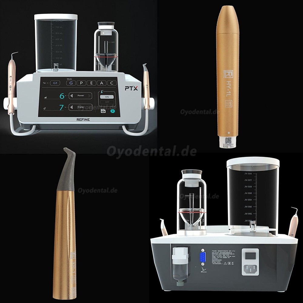 Refine PT X 2 in 1 Ultraschall Zahnsteinentferner mit Pulverstrahlgerät Dental