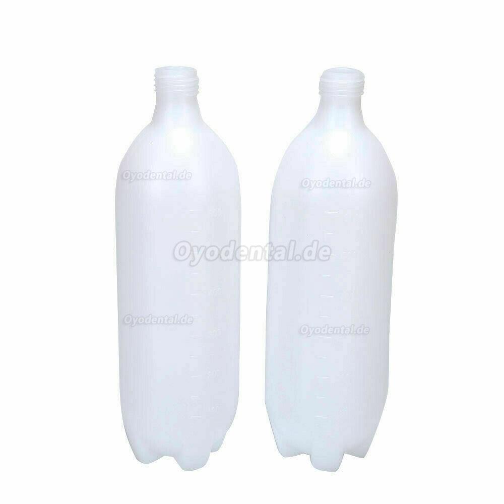 2 Stück Dental Wasseraufbewahrungs-Plastikflasche für Zahnarztstuhl-Einheit