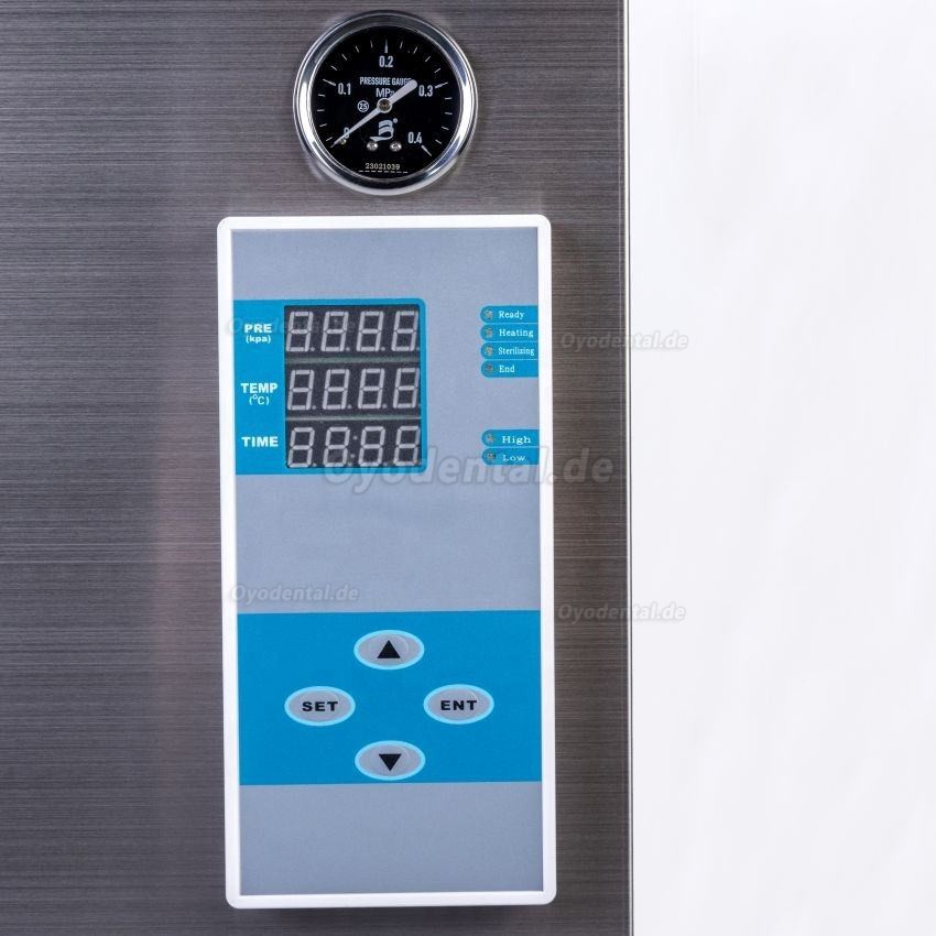 35L-150L Automatischer Großer Vertikaler Hochdruck Dampfautoklav-Sterilisator 105℃-134℃