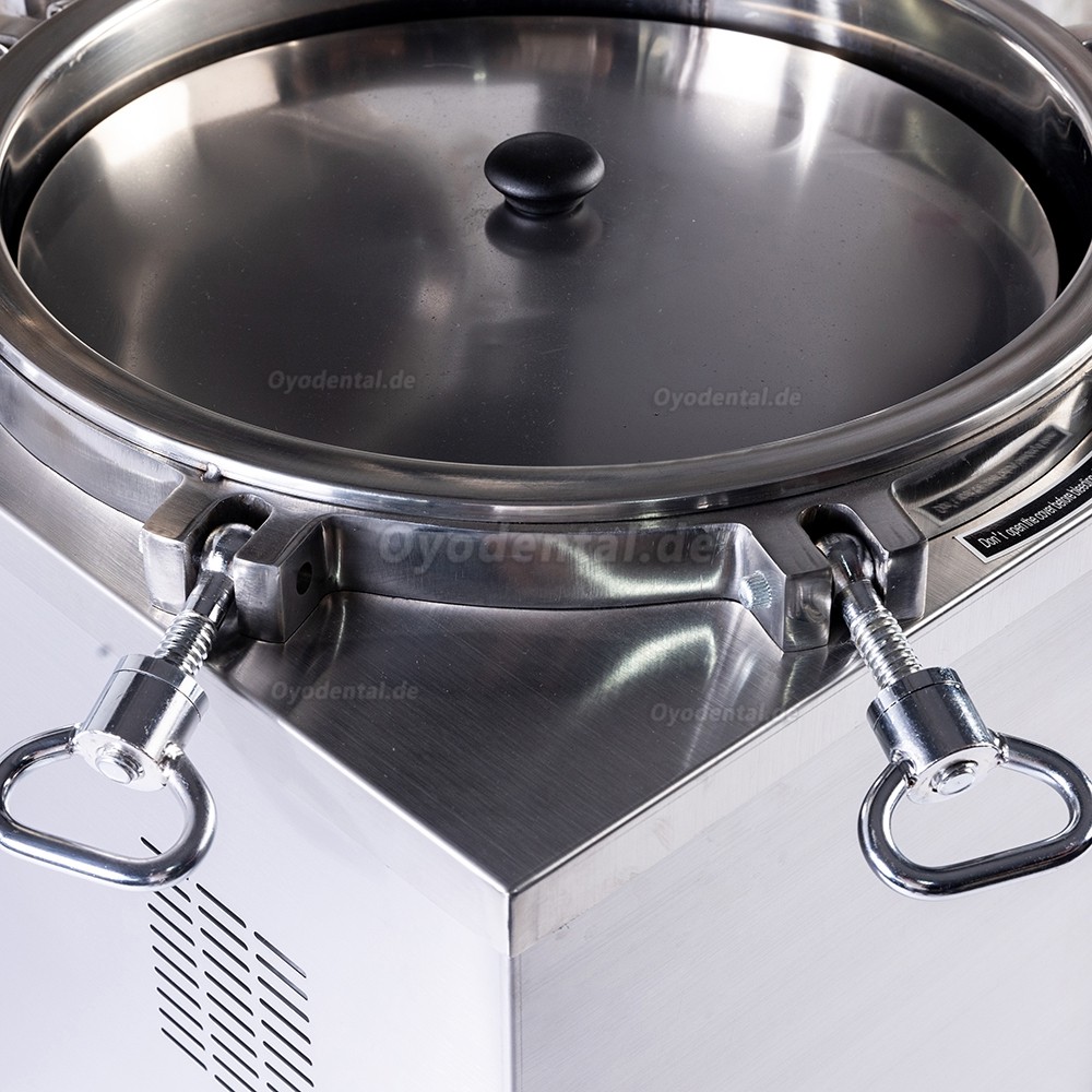35L-150L Automatischer Großer Vertikaler Hochdruck Dampfautoklav-Sterilisator 105℃-134℃