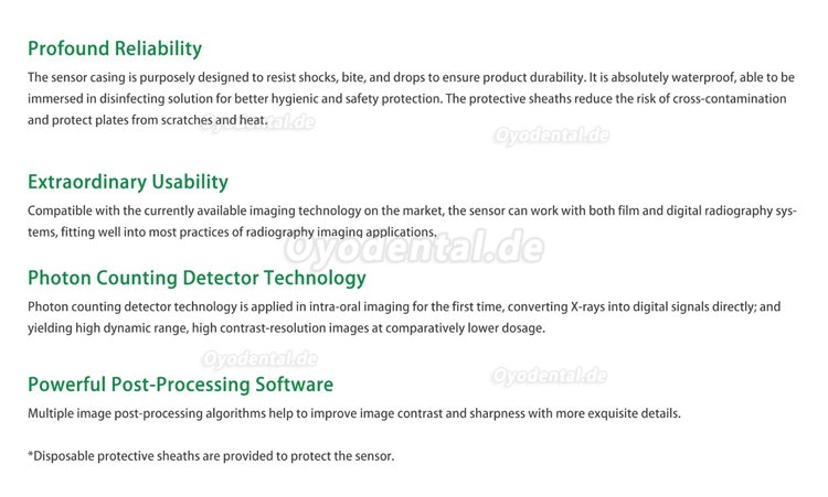 Dental RVG Digitaler Röntgensensor Intraoraler Röntgensensor Intraoralsensoren