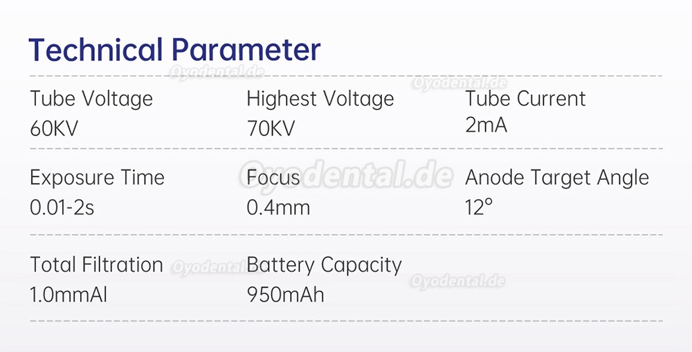 Refine VeRay Digital Tragbar Röntgengenerator Zahnmedizin Hochfrequenz