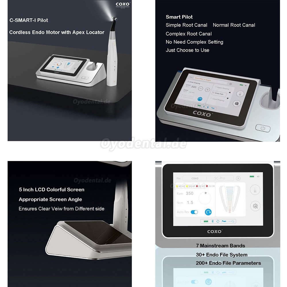 COXO C SMART I Pilot Kabelloser Zahnärztlicher Endodontischer Motor mit Apex-Lokalisator mit LED-Licht