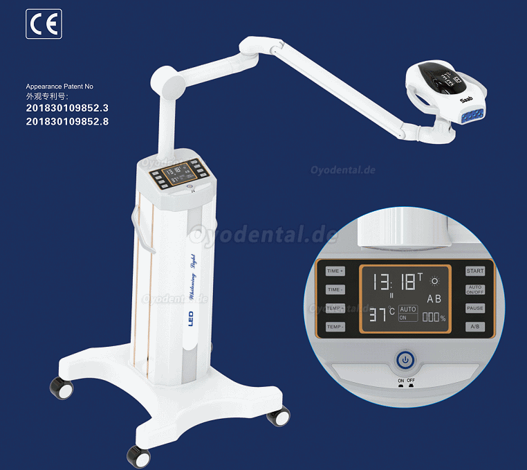 2019 Neu Mobile Dental Led zahnaufhellung Beschleuniger licht Konstante Temperatur