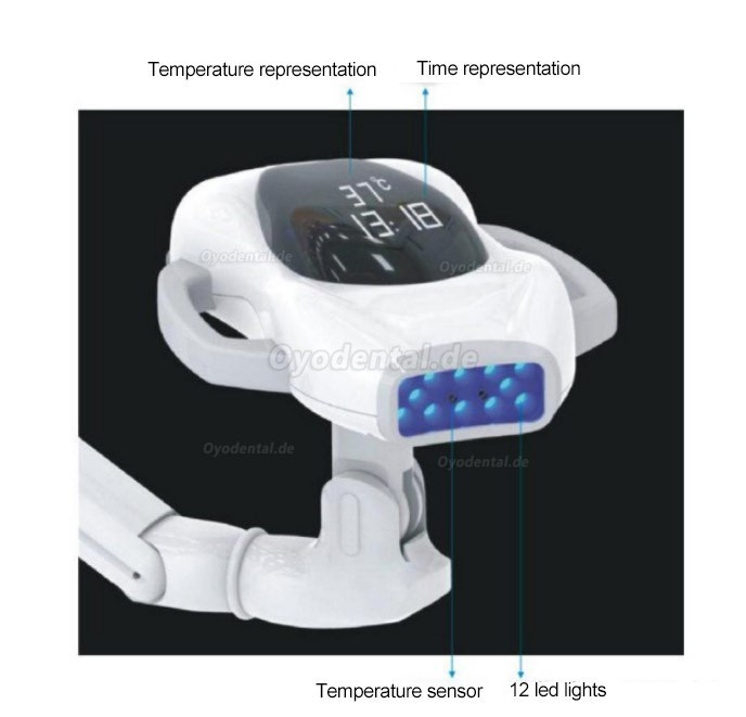 2019 Neu Mobile Dental Led zahnaufhellung Beschleuniger licht Konstante Temperatur