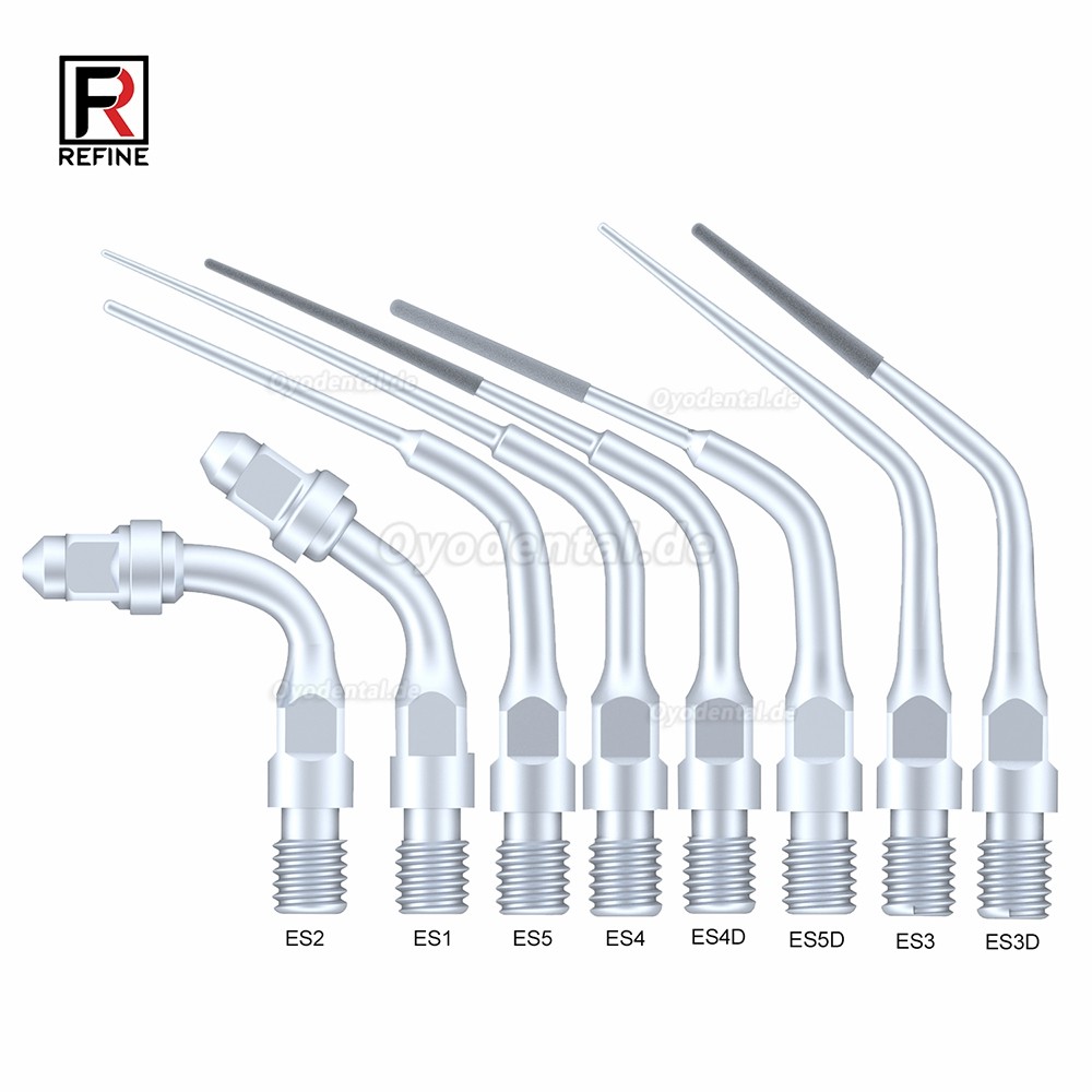 5 Stück Ultraschallspitzen für Implantate ES3D ES4D ES5D ES10D ES14 ES14D ES15 ES15D Kompatibel mit Sirona Ultraschall H