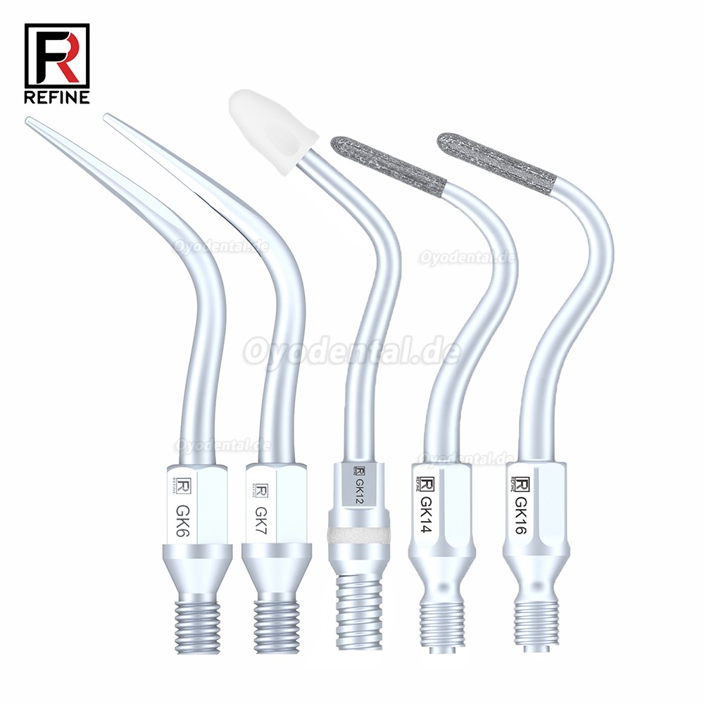 5 Stück Ultraschallspitzen GK1 GK2 GK3 GK4 GK5 GK6 GK7 GK12 GK14 GK16 Kompatibel mit KAVO SONICflex Ultraschall Handstüc