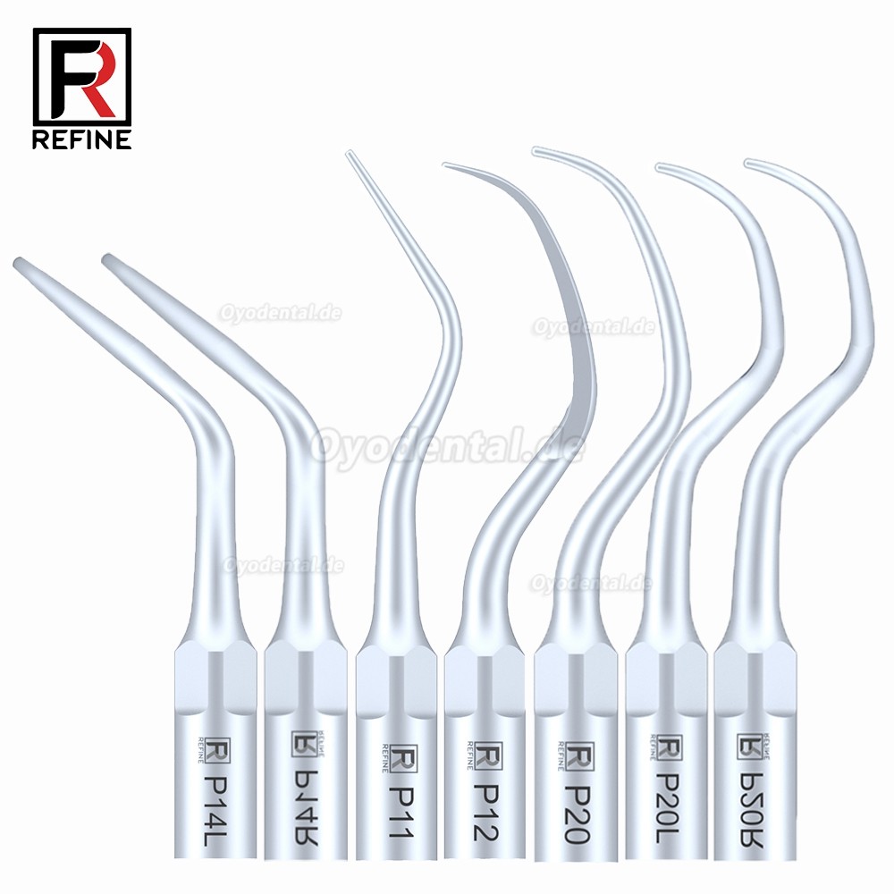 5 Stück Ultraschallspitzen Aufbereitung P2L P2R P2LD P2RD P5 P6 P7 P8 P10 P11 P12 P14L Kompatibel mit Refine EMS Woodpec