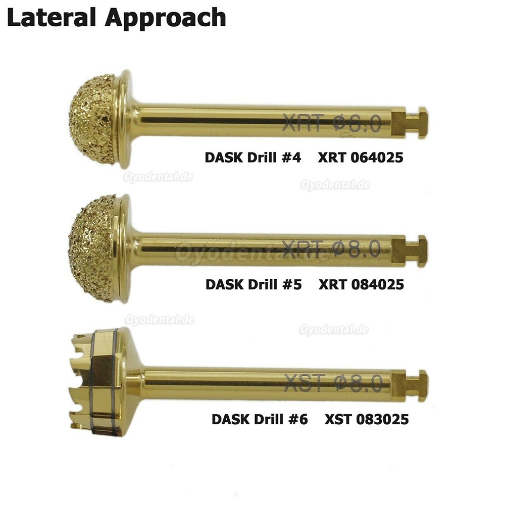 DASK Dental Dentium Sinus Implantat-Elevationsbohrer Handinstrumentensatz