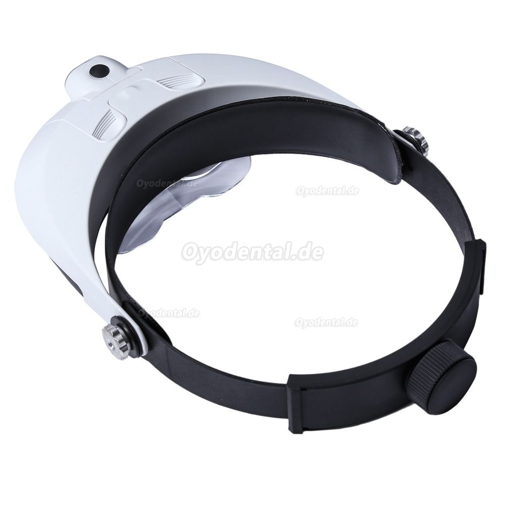 Zahnarzt-Lupen-Vergrößerungsglas Surgical mit 5 Wechselobjektiv + LED-Scheinwerfer Zahnarzt-Lupen-Vergrößerungsglas Surgical mit 5 Wechselobjektiv + LED-Scheinwerfer