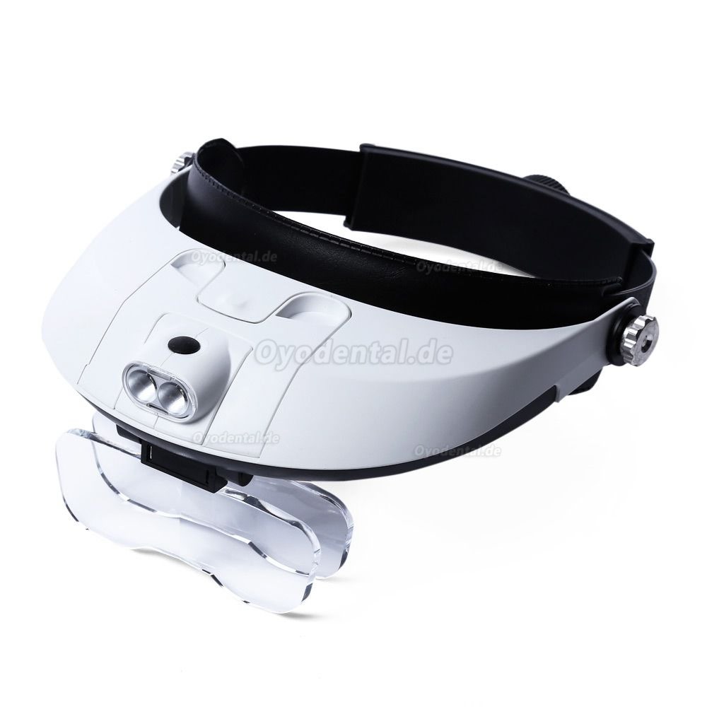 Zahnarzt-Lupen-Vergrößerungsglas Surgical mit 5 Wechselobjektiv + LED-Scheinwerfer Zahnarzt-Lupen-Vergrößerungsglas Surgical mit 5 Wechselobjektiv + LED-Scheinwerfer