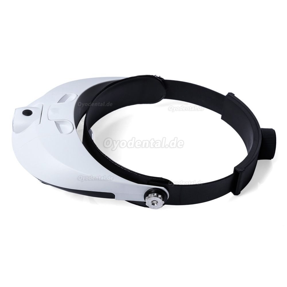 Zahnarzt-Lupen-Vergrößerungsglas Surgical mit 5 Wechselobjektiv + LED-Scheinwerfer Zahnarzt-Lupen-Vergrößerungsglas Surgical mit 5 Wechselobjektiv + LED-Scheinwerfer